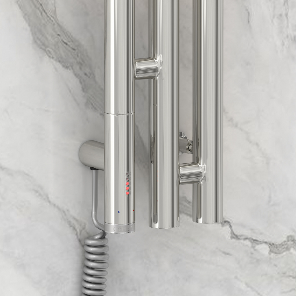 Сунержа Терция 3.0 Полотенцесушитель электрический 13,8x120h см, левое, без покрытия 00-5844-1211