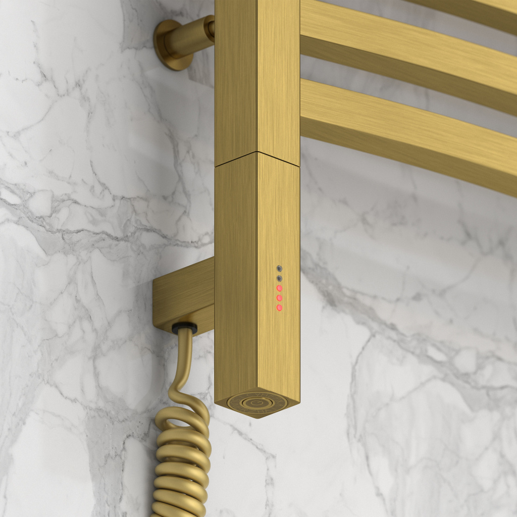 Сунержа Аркус 3.0 Полотенцесушитель электрический, состаренная латунь 051-5704-1260