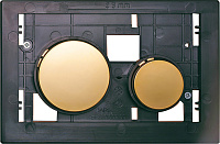 Tece Loop Кнопка смыва для унитаза, клавиши без панели, пластик, цвет: позолоченный 9240668