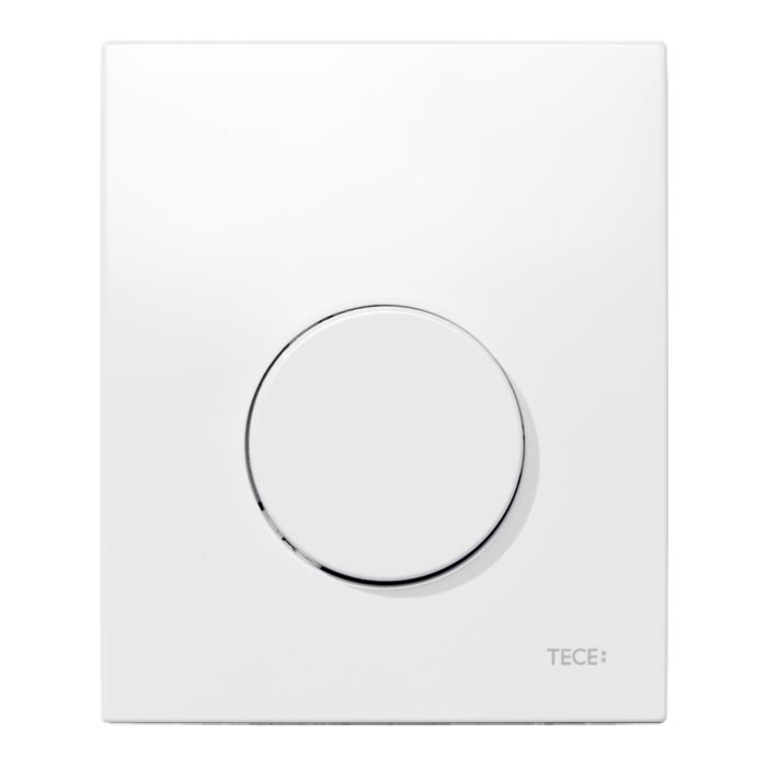 Tece Loop Кнопка смыва для писсуара с антибактериальным покрытием, пластик, цвет: белый 9242640