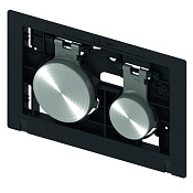 Tece Loop Кнопка смыва для унитаза, клавиши без панели, пластик, цвет: хром глянцевый 9240666