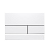 Tece Square II Кнопка смыва для унитаза, металл, цвет: белый глянцевый 9240832