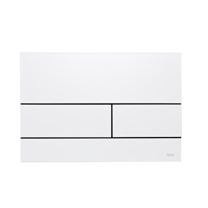 Tece Square II Кнопка смыва для унитаза, металл, цвет: белый глянцевый 9240832