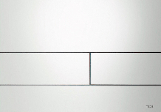 Tece Square II Кнопка смыва для унитаза, металл, цвет: белый глянцевый 9240832