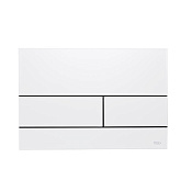 Tece Square II Кнопка смыва для унитаза, металл, цвет: белый глянцевый 9240832