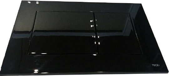 Tece Now Кнопка смыва для унитаза, пластик, цвет: черный 9240403