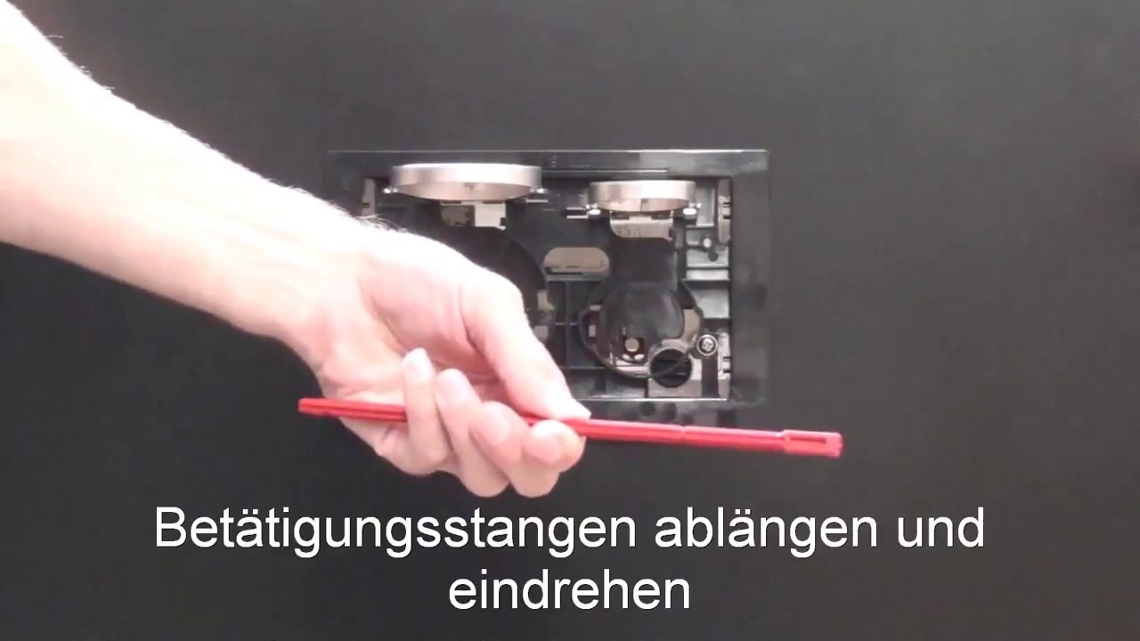 Tece Loop Кнопка смыва для унитаза, клавиши без панели, пластик, цвет: хром матовый 9240665