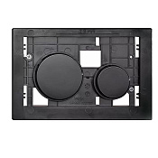 Tece Loop Кнопка смыва для унитаза, клавиши без панели, пластик, цвет: черный 9240667