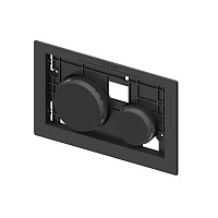 Tece Loop Кнопка смыва для унитаза, клавиши без панели, пластик, цвет: черный 9240667