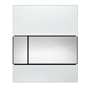 Tece Square Кнопка смыва для писсуара, стекло, цвет: белый/хром глянцевый 9242802