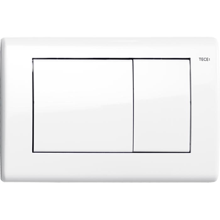 Tece Planus Кнопка смыва для унитаза, металл, цвет: белый глянцевый 9240324