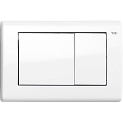 Tece Planus Кнопка смыва для унитаза, металл, цвет: белый глянцевый 9240324