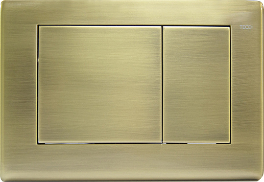 Tece Planus Кнопка смыва для унитаза, металл, цвет: состаренная латунь 9240366