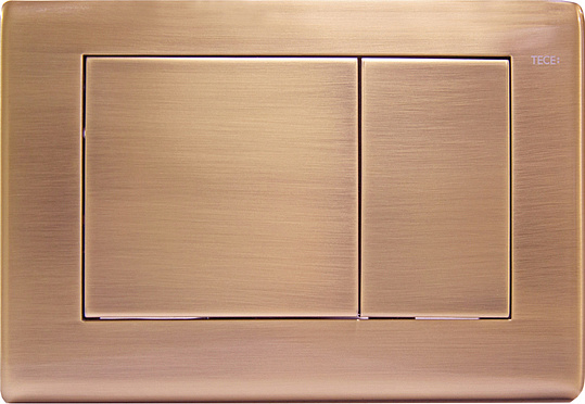 Tece Planus Кнопка смыва для унитаза, металл, цвет: состаренная медь 9240365