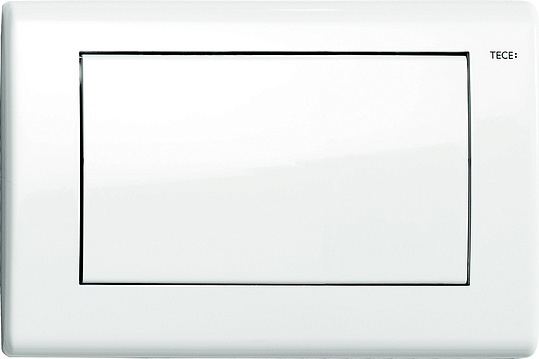 Tece Planus Кнопка смыва для унитаза, металл, цвет: белый глянцевый 9240314