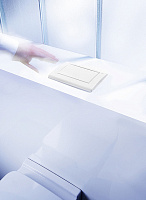 Tece Planus Кнопка смыва для унитаза, металл, цвет: белый глянцевый 9240314