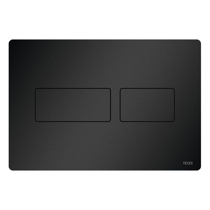 Tece Solid Кнопка смыва для унитаза антивандальная, металл, цвет: черный матовый 9240416