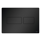 Tece Solid Кнопка смыва для унитаза антивандальная, металл, цвет: черный матовый 9240416