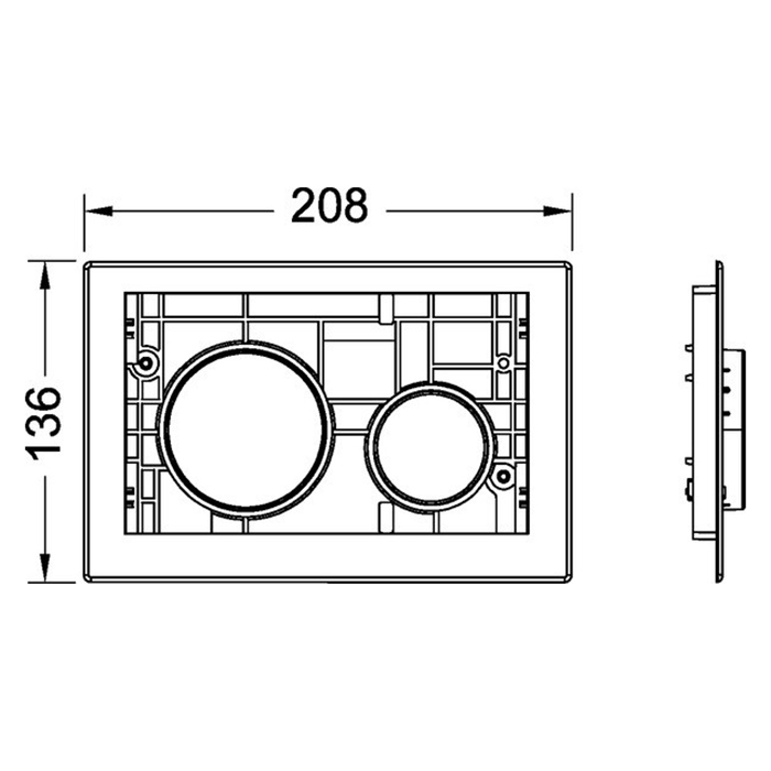Tece Loop Клавиши, белые матовые 9240618
