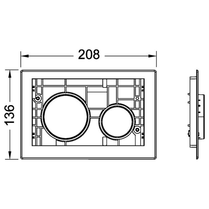 Tece Loop Клавиши, черные матовые 9240619