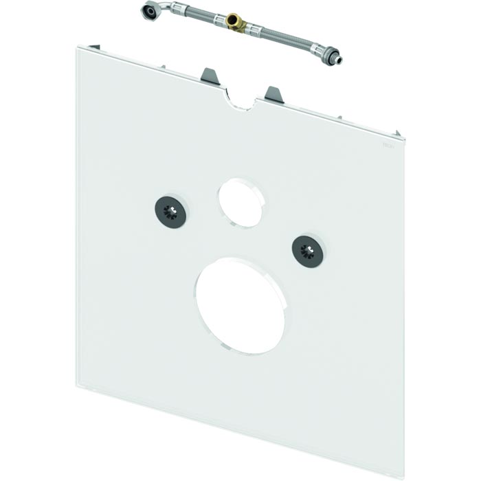 Tece Lux Нижняя панель из стекла для унитаза-биде, цвет: белый глянцевый 9650102