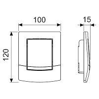 Tece Planus Urinal Панель, цвет белый матовая 9820082