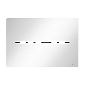 Tece Solid Кнопка смыва для унитаза антивандальная, металл, бесконтактная, цвет: белый глянцевый 9240462