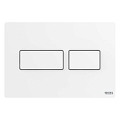 Tece Solid Кнопка смыва для унитаза антивандальная, металл, цвет: белый матовый 9240433