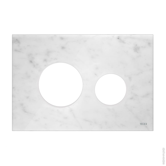 Tece Loop Кнопка смыва для унитаза, внешняя панель без клавиш, мрамор, цвет: белый мрамор 9240613