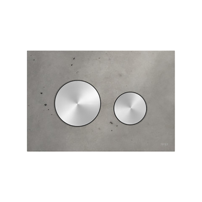 Tece Loop Кнопка смыва для унитаза, внешняя панель без клавиш, бетон, цвет: серый 9240614