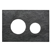 Tece Loop Кнопка смыва для унитаза, внешняя панель без клавиш, плитка сланцевая, цвет: серый 9240675