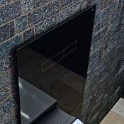 Tece Lux Нижняя панель из стекла для унитаза-биде, цвет: черный глянцевый 9650108