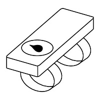 Tece Planus Кнопка дистанционного смыва для унитаза, цвет: черный 9240360