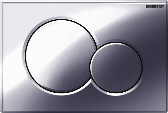 Geberit Sigma 01 Кнопка смыва для инсталляции, пластиковая, цвет: хром глянцевый 115.770.21.5