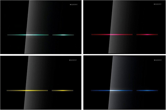 Geberit Sigma 80 Кнопка смыва для инсталляции, элеткронная, стекланная, питане от сети, цвет: черный 116.090.SG.1