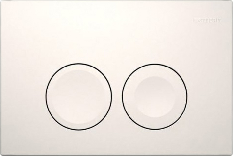 Geberit Delta 21 Кнопка смыва для интсалляции, пластик, цвет: белый Alpine 115.125.11.1