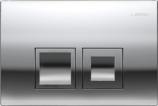 Geberit Delta 50 Кнопка смыва для интсалляции, пластик, цвет: хром глянцевый 115.135.21.1