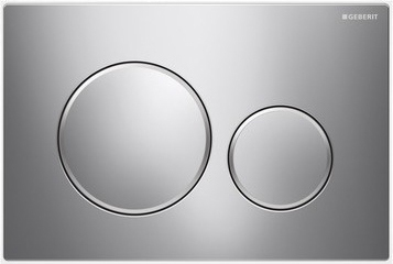 Geberit Sigma 20 Кнопка смыва для инсталляции, пластик цвет: хром глянцевый, окантовка хром матовый 115.882.KH.1