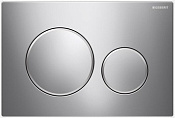 Geberit Sigma 20 Кнопка смыва для инсталляции, пластик цвет: хром глянцевый, окантовка хром матовый 115.882.KH.1