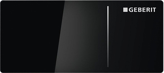 Geberit Sigma 70 Кнопка дистанционного смыва для инсталляции Sigma 12, стекло цвет: черный глянцевый 115.630.SJ.1