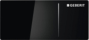 Geberit Sigma 70 Кнопка дистанционного смыва для инсталляции Sigma 12, стекло цвет: черный глянцевый 115.630.SJ.1