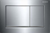 Geberit Omega 30 Кнопка смыва для интсалляции, пластик, цвет: хром глянцевый, полоска хром матовый 115.080.KH.1