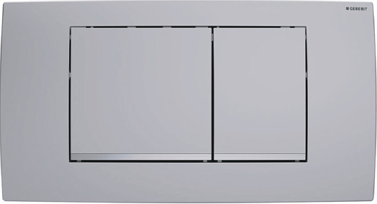 Geberit Twinline 30 Кнопка смыва для инсталляции, пластик, цвет: хром матовый, полоска хром глянец 115.899.KN.1