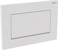 Geberit Sigma 30 Кнопка смыва для инсталляции, 1 режим, пластик, цвет: белый, полоска хром глянцевый 115.893.KJ.1