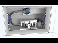 Geberit Sigma 20 Кнопка смыва для инсталляции, пластик цвет: белый, окантовка позолоченная 115.882.KK.1