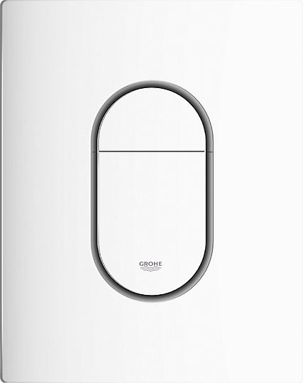 Grohe Arena Cosmopolitan Кнопка смыва для унитаза, 2 режима, пластик, цвет: альпин-белый 38844SH0