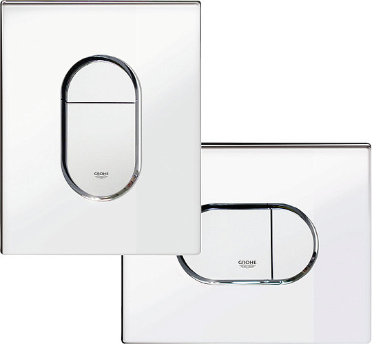 Grohe Arena Cosmopolitan Кнопка смыва для унитаза, 2 режима, пластик, цвет: хром 38844000