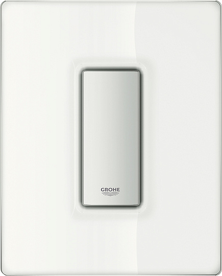 Grohe Skate Cosmopolitan Кнопка смыва для писсуара, стекло, цвет: белая луна 38846LS0