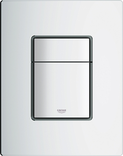 Grohe Skate Cosmopolitan Кнопка смыва для унитаза, 2 режима, пластик, цвет: матовый хром 38732P00