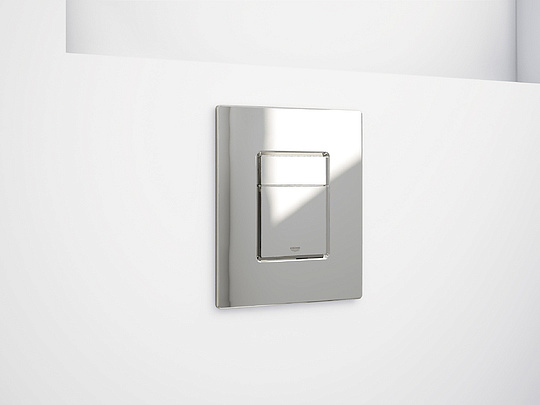 Grohe Skate Cosmopolitan Кнопка смыва для унитаза, 2 режима, пластик, цвет: матовый хром 38732P00